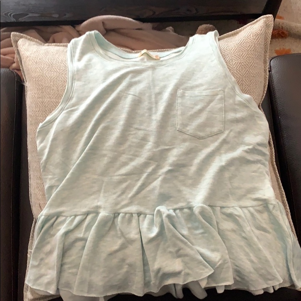 light blue Altar’d State blouse